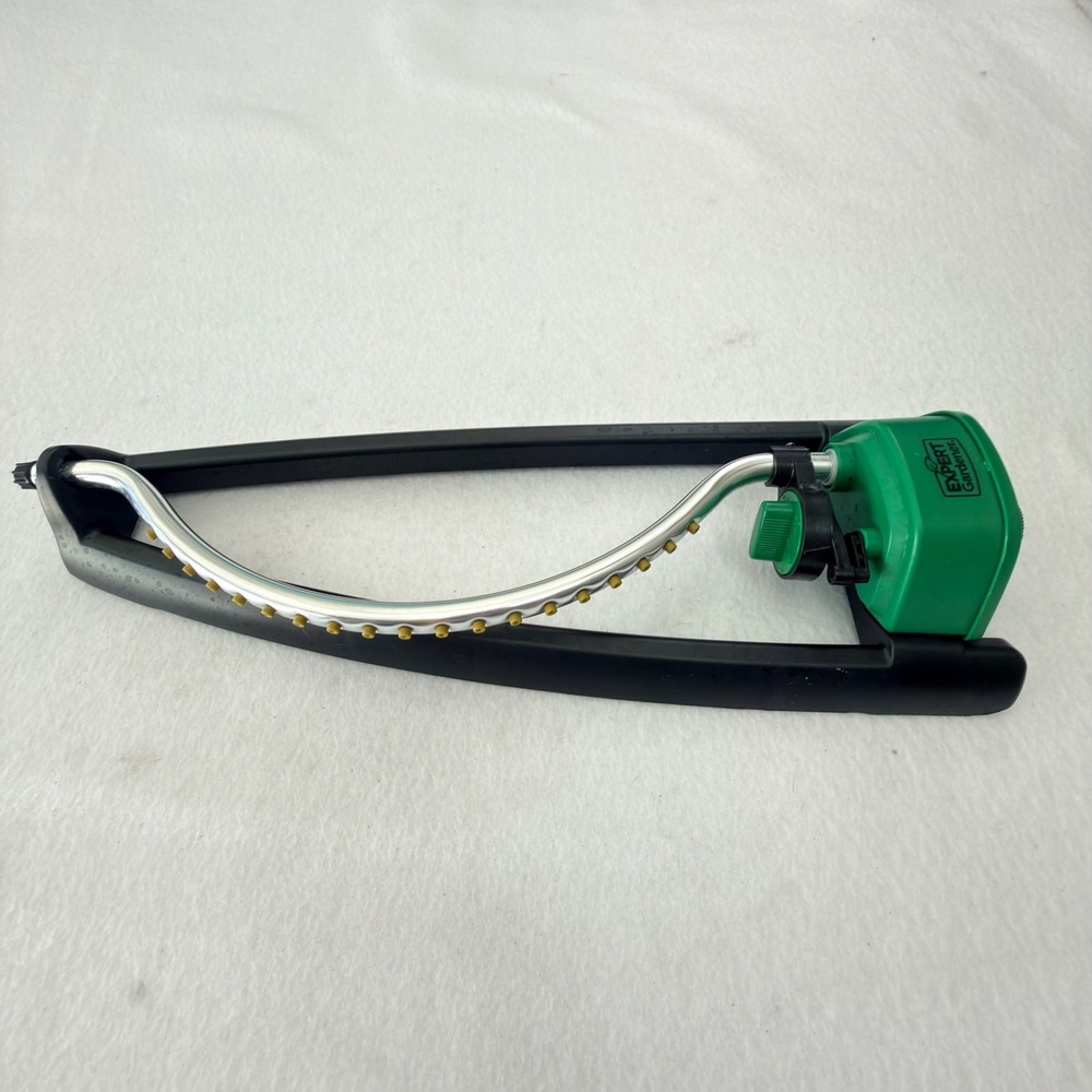 Expert Gardener Oscillating Lawn Sprinkler Adjustable 18 Nozzle 3700 Square feet